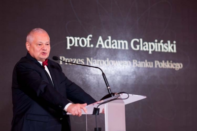 Prezes Narodowego Banku Polskiego Adam Glapiński (fot. Adam Guz)