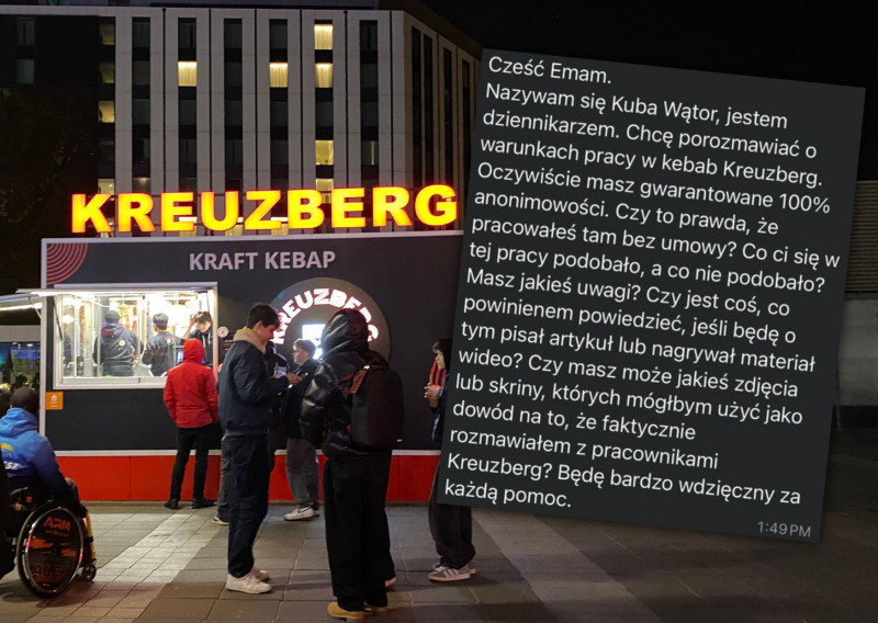 Jakub Wątor ponownie chce pisać o biznesie kebabowym Filipa Chajzera. "Zgłosili się do mnie informatorzy"