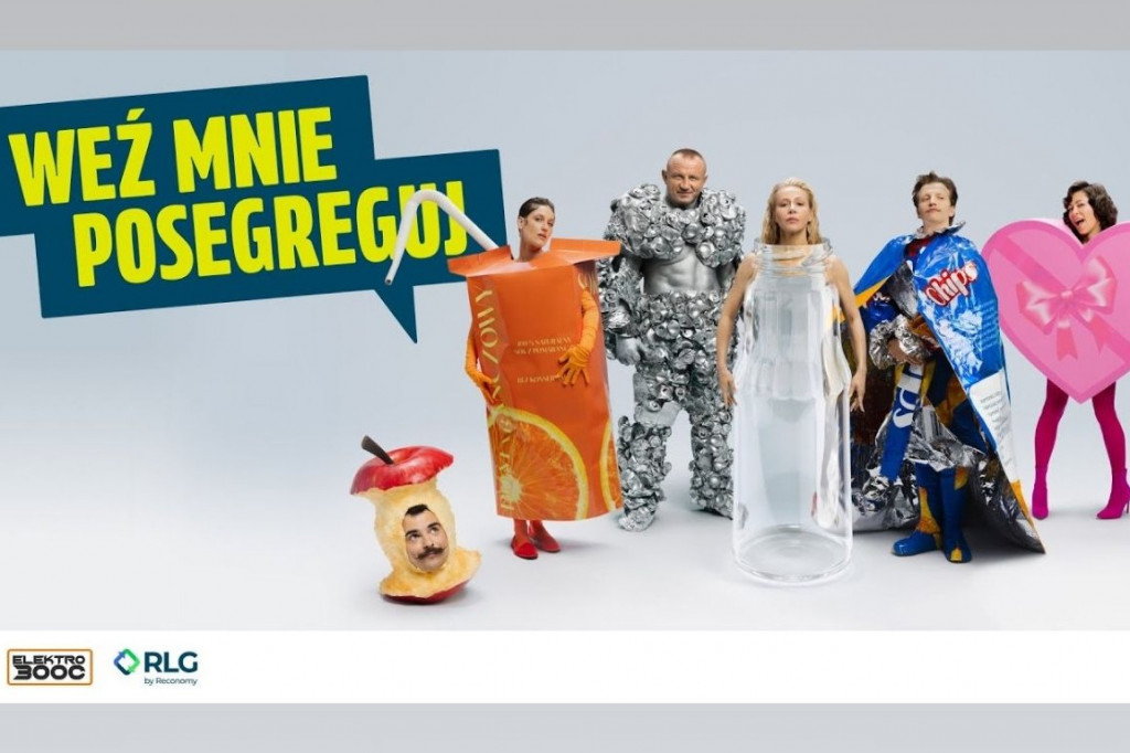 Celebryci w kampanii "Weź mnie posegreguj" na temat segregowania śmieci