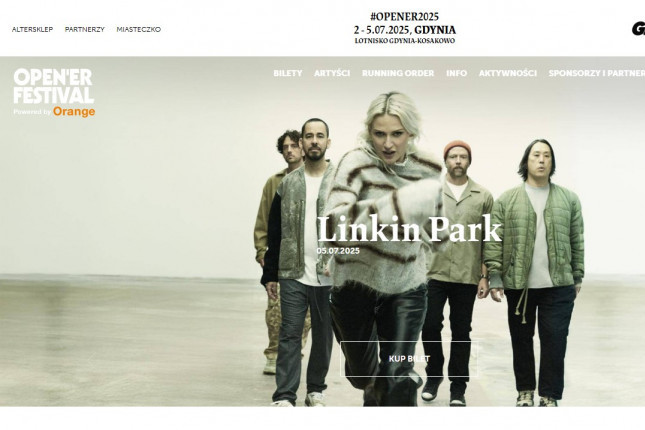 TVP pokazuje wybrane koncerty Open'er Festivalu