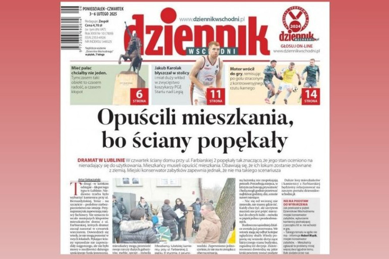 Wydawca "Dziennika Wschodniego" zmniejszył zatrudnienie, ale wciąż ma stratę