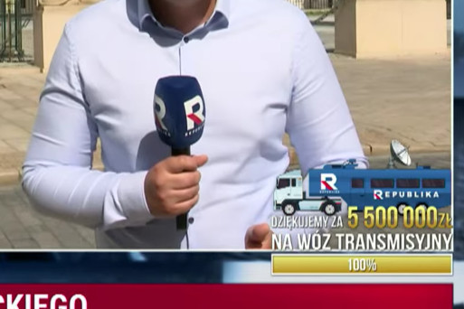 Republika zebrała 5,5 mln zł na wóz transmisyjny. "Rozważamy różne warianty konfiguracji"