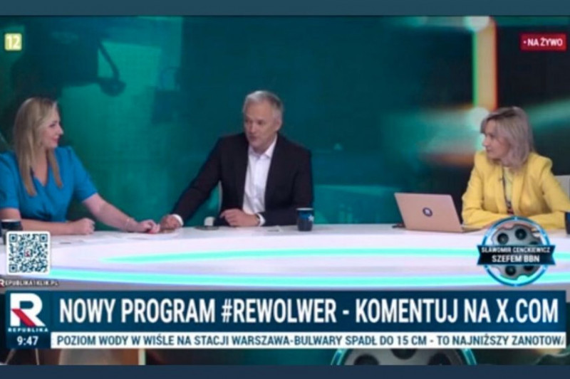 Program "Rewolwer" ogląda w Republice średnio 528 tys. widzów