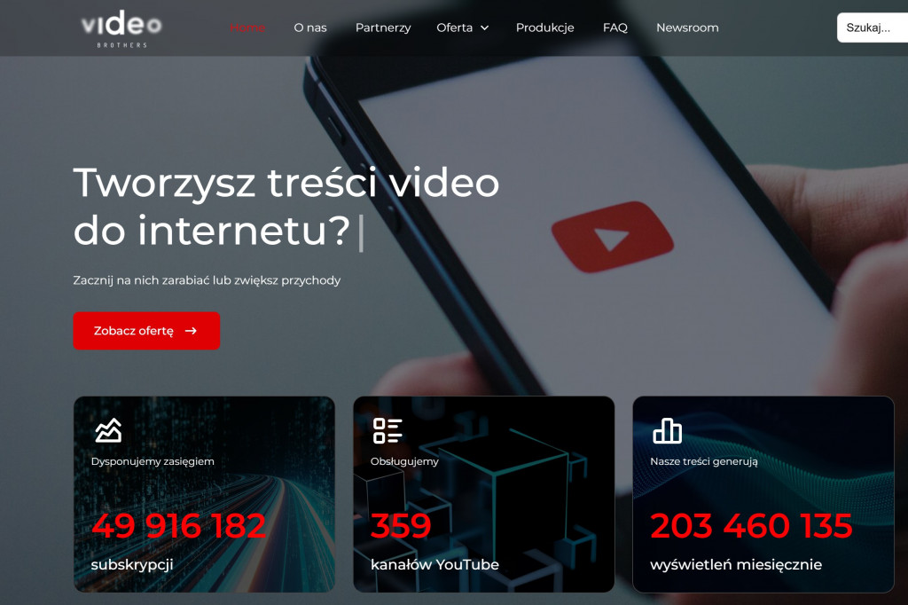 Zrzeszająca youtuberów spółka Video Brothers w 2024 roku miała 2,5 mln zł zysku