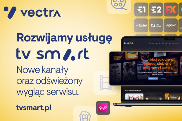Vectra wprowadziła do TV Smart siedem kanałów TVN Warner Bros. Discovery