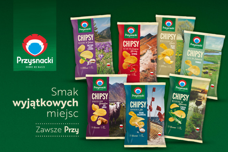 Marka Przysnacki promuje nową linię chipsów
