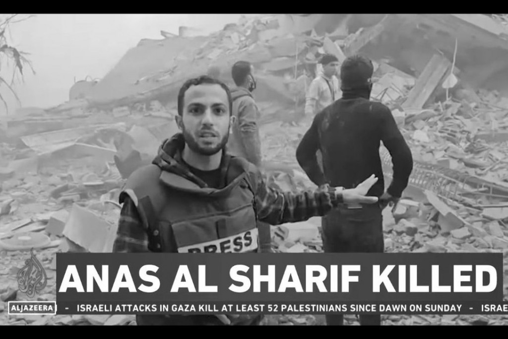 Anas al-Sharif i czterej inni pracownicy Al Jazeery zginęli w wyniku izraelskiego bombardowania