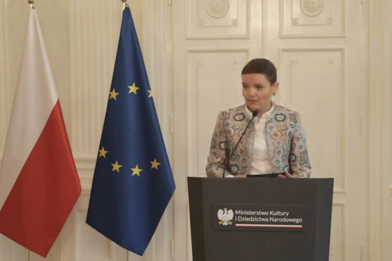 Ministra kultury Marta Cienkowska osobiście zajmie się mediami w MKiDN