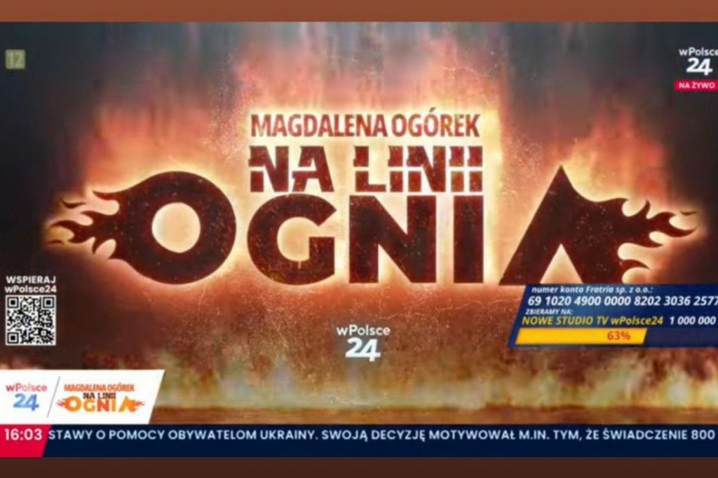 Oglądalność nowego programu Magdaleny Ogórek w stacji wPolsce24
