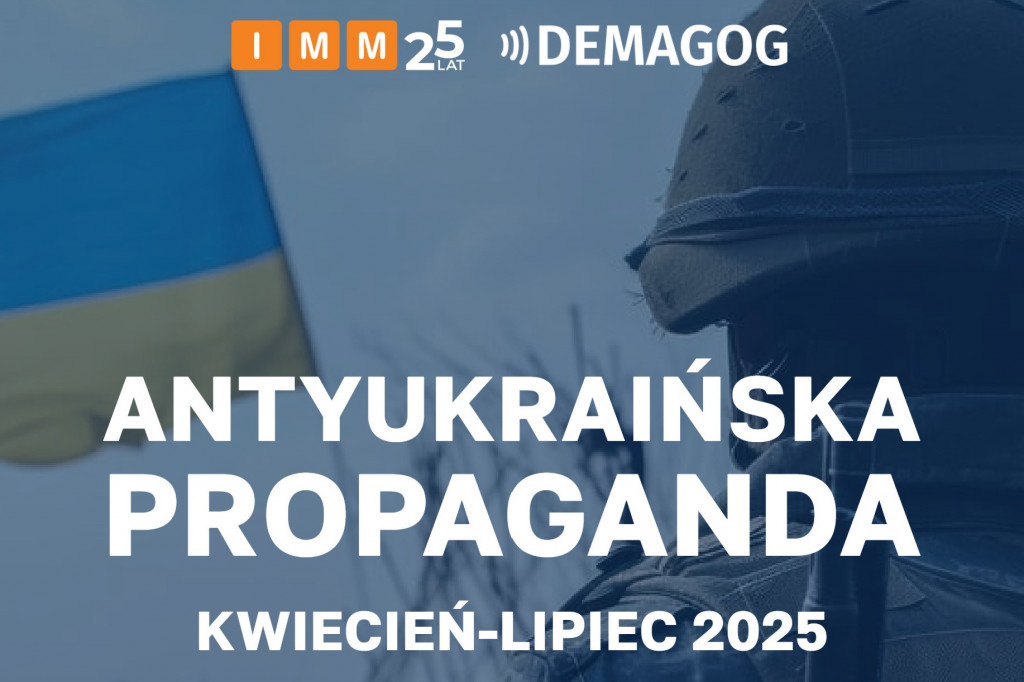 Przez 4 miesiące w internecie ponad 94 tys. antyukraińskich wpisów. Raport IMM i Demagoga