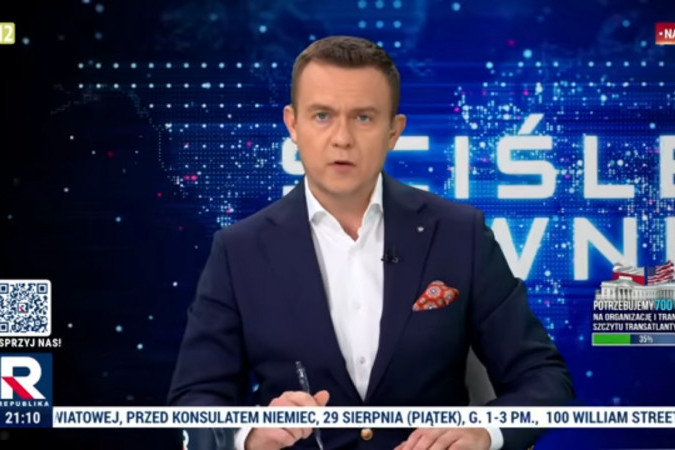 Oglądalność programu śledczego "Ściśle jawne" w Republice. Piotr Nisztor prowadzącym