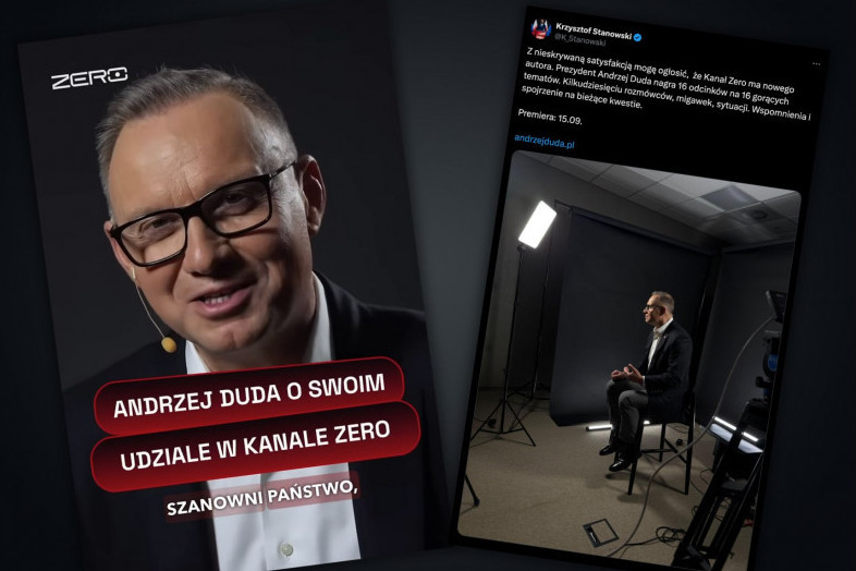 Andrzej Duda poprowadzi program w Kanale Zero