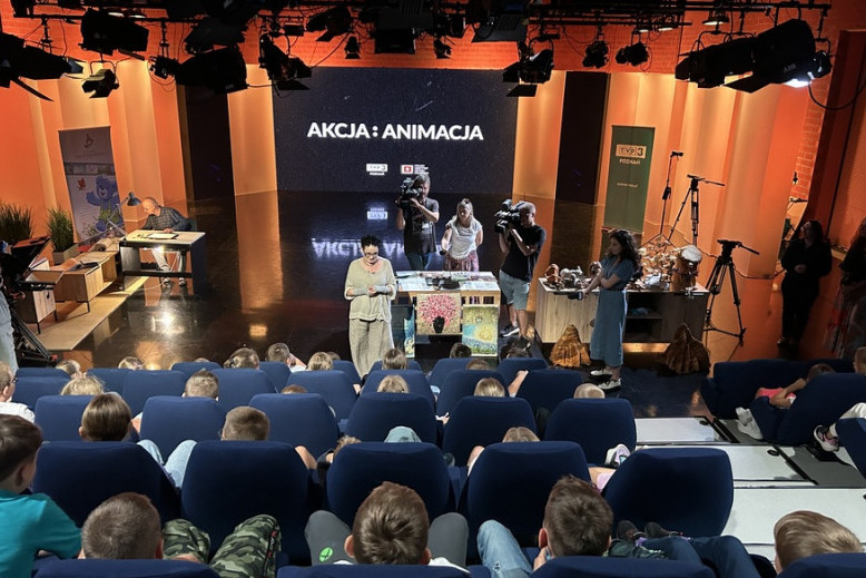 TVP 3 Poznań z cyklem dla dzieci "Akcja: Animacja"