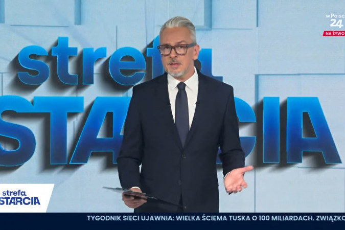 Ramówka wPolsce24 bez "Strefy starcia". Prowadził ją Michał Adamczyk
