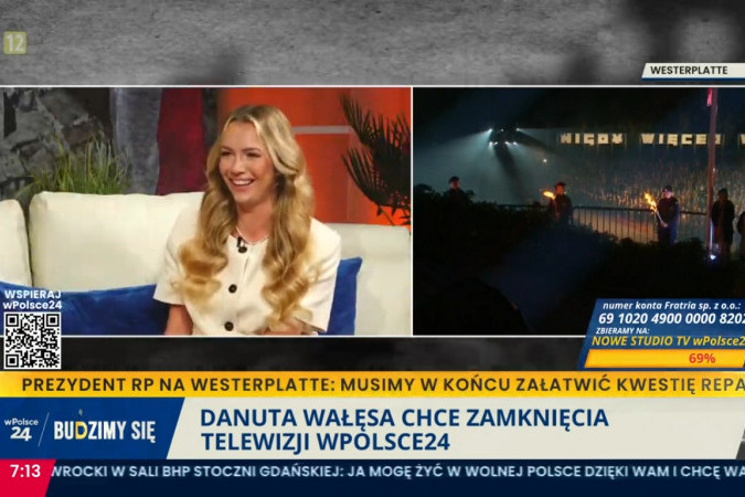 Nowa ramówka wPolsce24. Będą dodatkowe wydania "Wiadomości" i program byłej rzeczniczki Nawrockiego