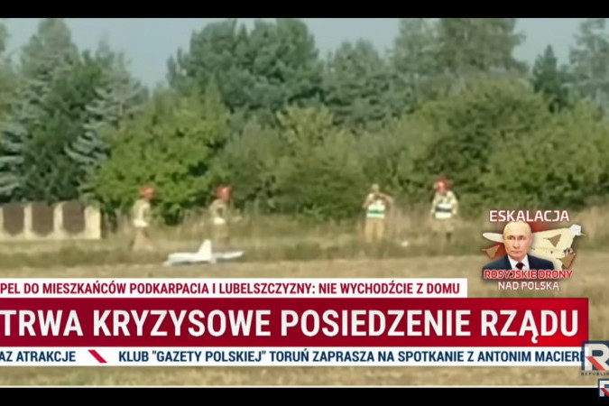 Prof. Tadeusz Kowalski z KRRiT chce monitoringu relacji kanałów newsowych o rosyjskich dronach