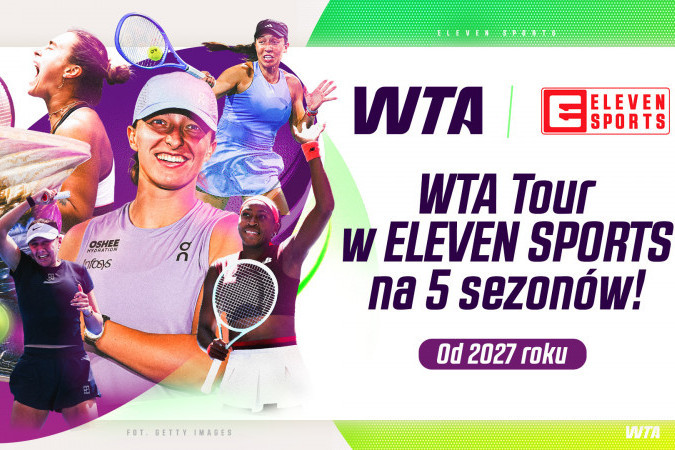 Canal+ traci prawa do WTA Tour z Igą Świątek. Kobiecy tenis od 2027 roku w Eleven Sports