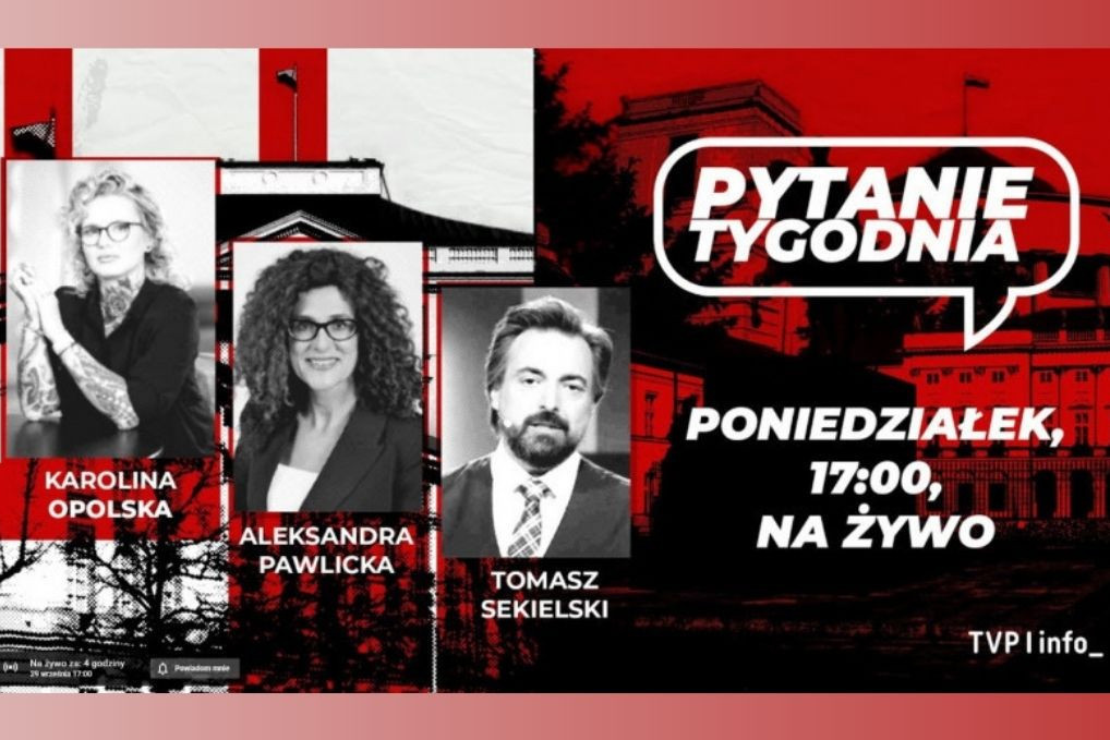 Karolina Opolska prowadzącą nowy wideopodcast Tvp.info "Pytanie tygodnia"