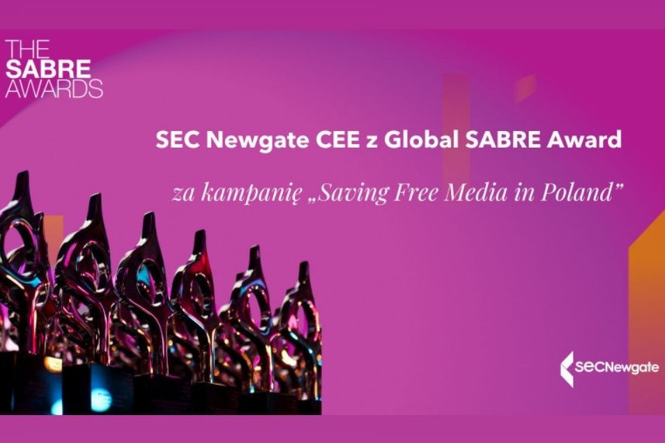 Global SABRE Award dla TVN Warner Bros. Discovery za obronę wolnych mediów w Polsce