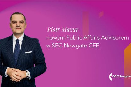 Piotr Mazur dołączył do zespołu SEC Newgate CEE