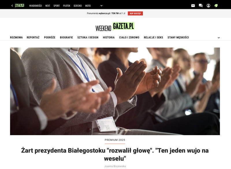 Weekend.Gazeta.pl w nowej formule. Agreguje teksty z innych serwisów portalu