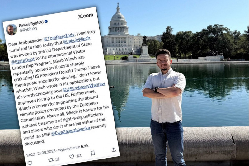 Jakub Wiech po donosie z Polski nie został dopuszczony do programu Departamentu Stanu