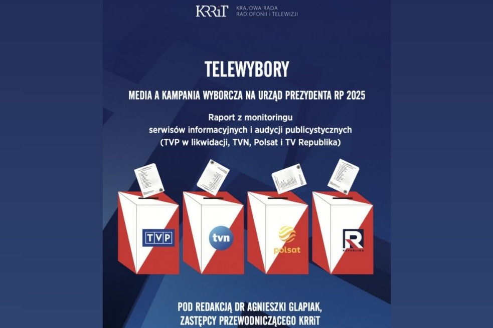 Monitoring TV w kampanii dla KRRiT opracowały osoby związane z TVP za tzw. dobrej zmiany