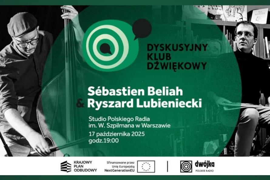 Cykl "Dyskusyjny klub dźwiękowy" raz w miesiącu w radiowej Dwójce