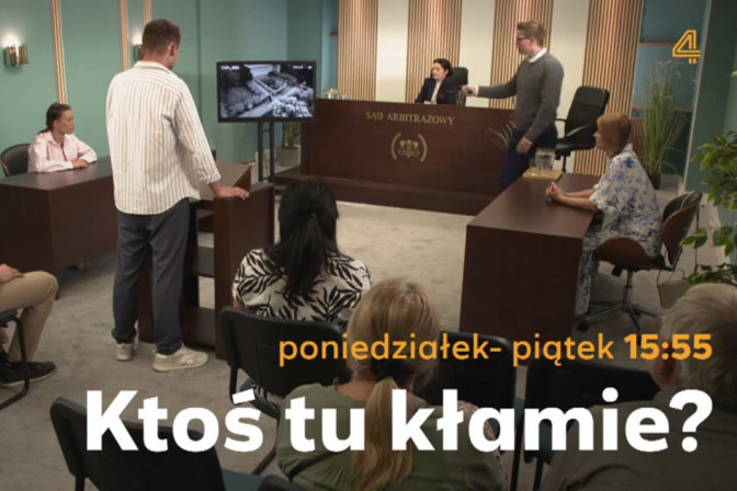 Średnio 179 tys. widzów gromadzi w TV 4 nowy paradokument "Ktoś tu kłamie?"