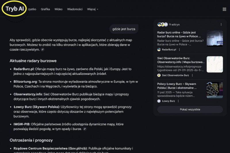 Tryb AI w Google zaszkodzi wydawcom. Zwłaszcza tym, którzy do Google'a się dopasowywali