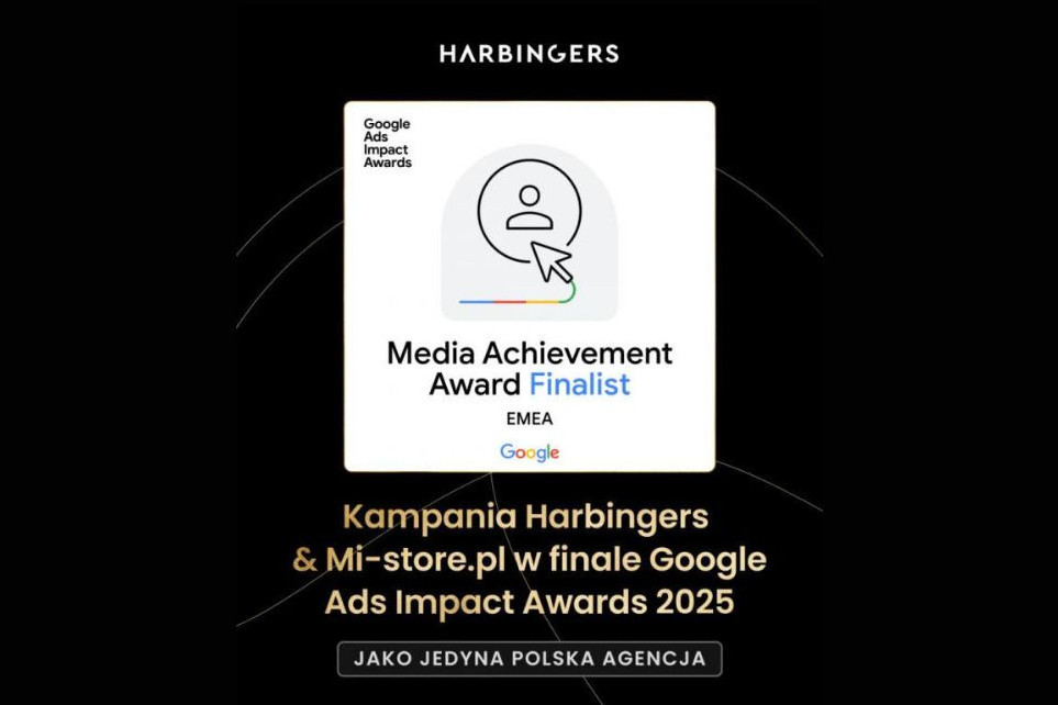 Harbingers nagrodzone w konkursie Google Ads Impact Awards 2025