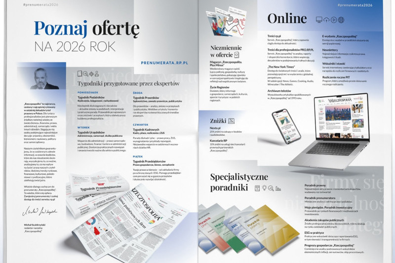 "Rzeczpospolita" podnosi ceny prenumeraty na 2026 rok. Drożej choćby o 57 zł