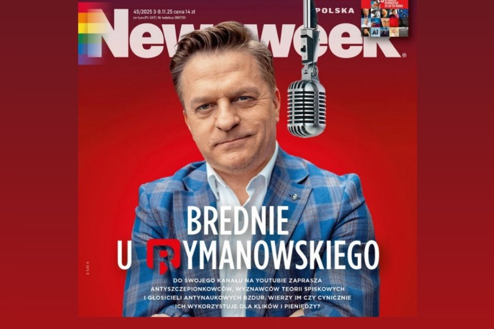 "Brednie u Rymanowskiego" z "Newsweek Polska" z zasięgiem ponad 12 mln kontaktów