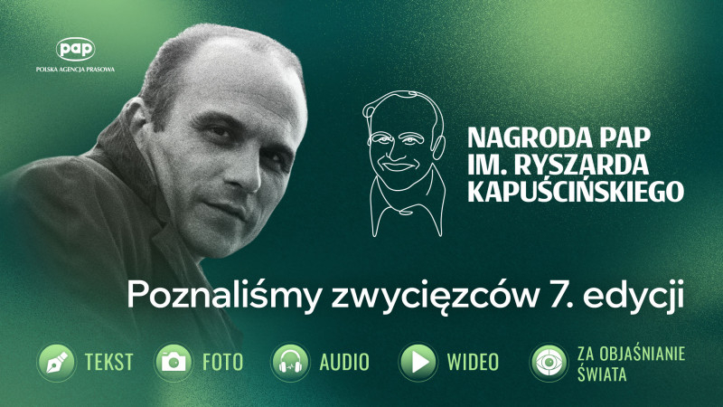 Po raz siódmy przyznano Nagrody PAP im. Ryszarda Kapuścińskiego