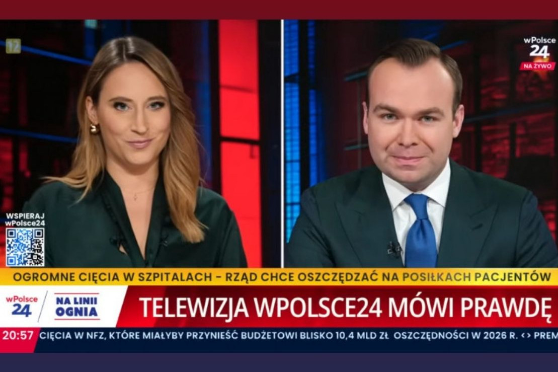 Kanał wPolsce24 wprowadził zmiany w ramówce. Wydłużono "Raport Wiadomości"