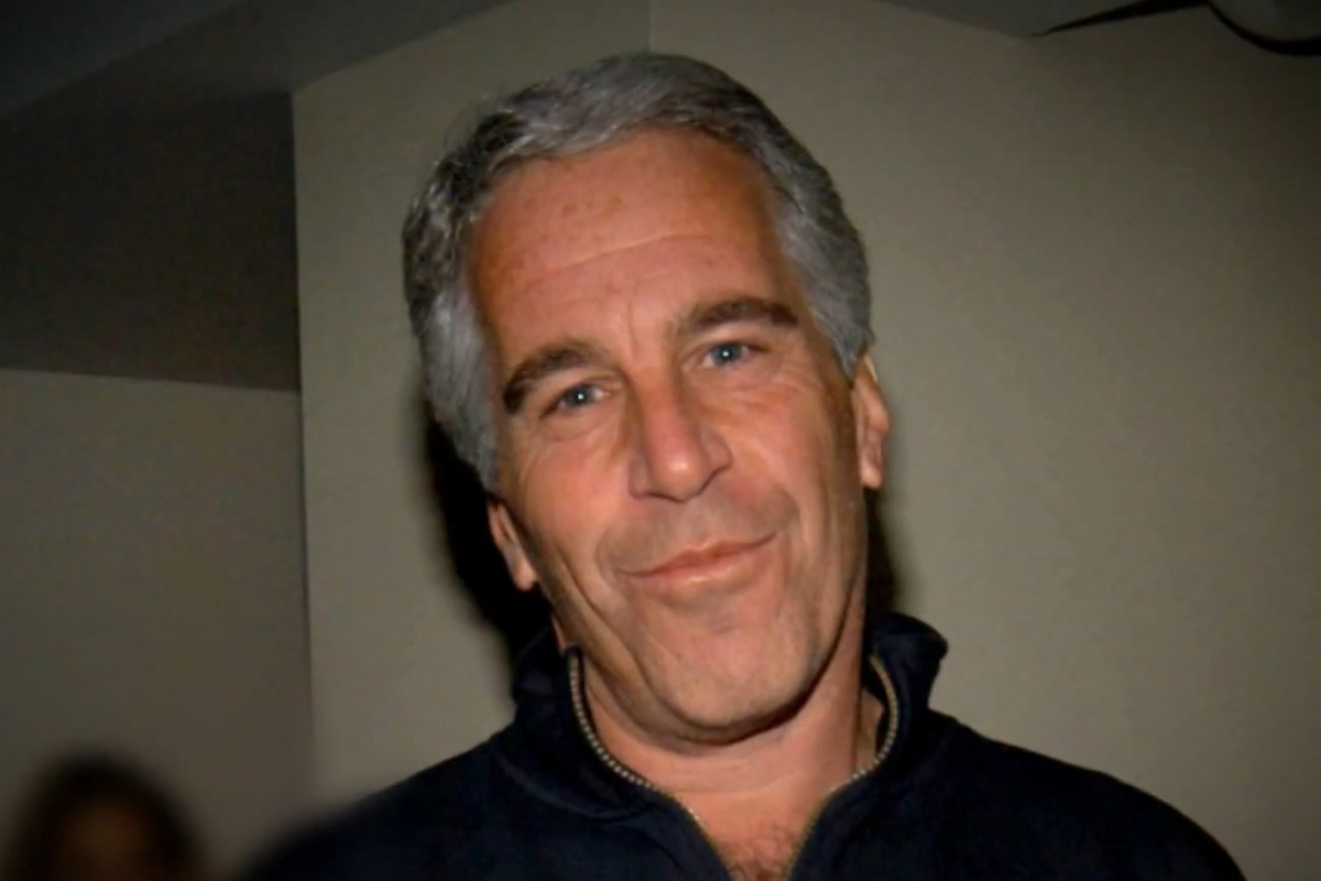 David Brooks, felietonista "The New York Times", na zdjęciach z posiadłości Epsteina