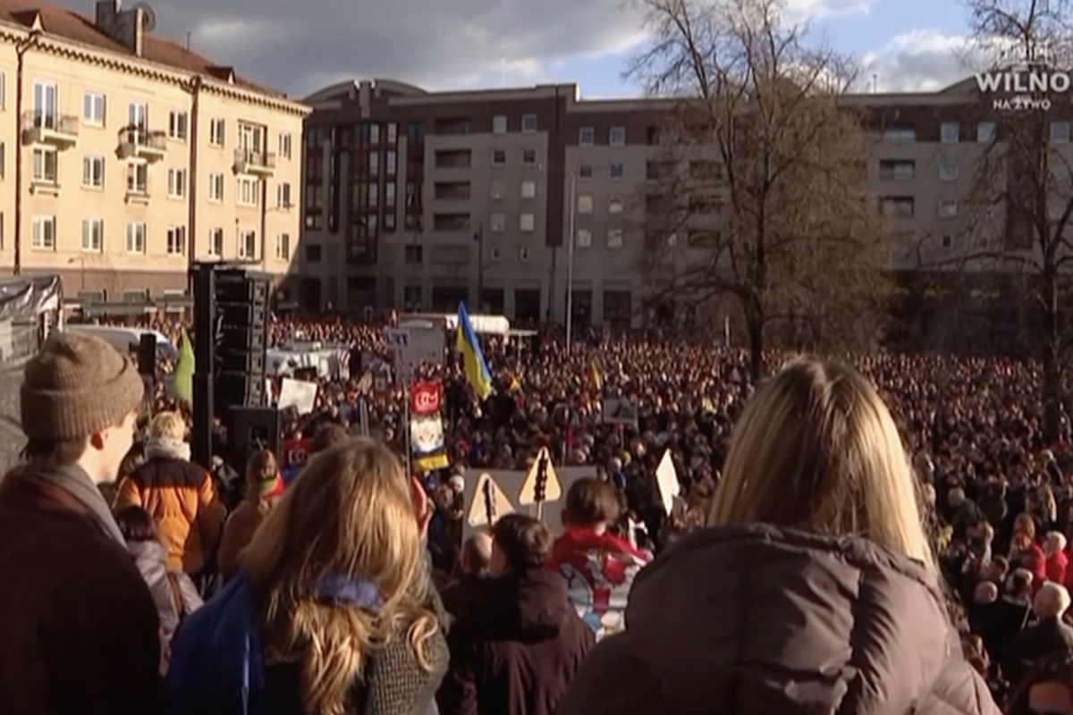 Litwa: ponad 10 tys. osób na proteście przeciwko zmianom w ustawie o nadawcy publicznym
