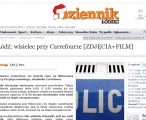 Dopiero po kilku godzinach redakcja DŁ zrezygnowała z drastycznych zdjęć przy materiale o samobójcy 