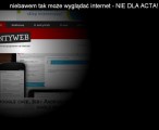 W ten sposób zasłaniają się strony internetowe biorące udział w proteście.