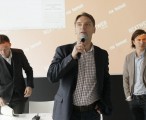 Tomasz Lis, Tomasz Machała i Jakub Zieliński podczas konferencji prasowej związanej z debiutem Natemat.pl (fot. Wojciech Artyniew) 