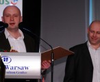 Michał Majewski i Paweł Reszka podczas gali Grand Press 2010 (fot. Maciej Piąsta) 