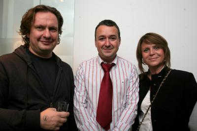 Piotr Tyborowicz (dyrektor biura reklamy Grupy TVN), Jakub Bierzyński (CEO Omnicom Media Group) i
Iwona Dynowska (Stowarzyszenie Komunikacji Marketingowej SAR) (fot. Karol Piechocki)