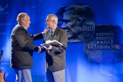 Magazyn ”Żagle” wręczył nagrody im. Leonida Teligi. Fot. Michał Kołyga