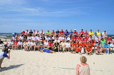 W Świnoujściu odbyła się VI edycja Mistrzostw Polski Radiowców w plażowej piłce nożnej Baltic Radio Cup 2010. (fot. Jakub Matura, Radio Szczecin)