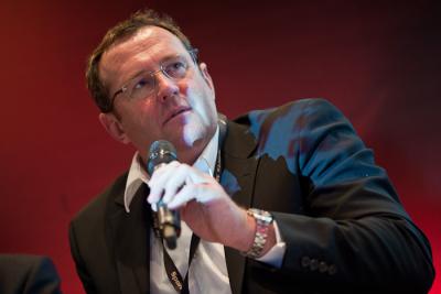 Toby Hester, szef projektów piłkarskich w firmie Castrol. fot. Michał Kołyga