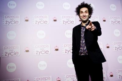 Prezentacja nowego serialu TVN "Przepis na życie". Hacen Sahraoui (fot. Piotr Król)