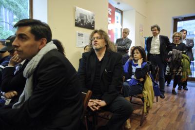 Wręczenie Nagrody im. Barbary Łopieńskiej za najlepszy wywiad prasowy 2010 roku. (fot. Marcin Obara)