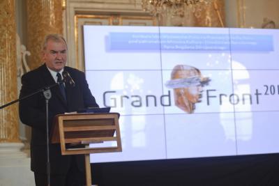 Gala finałowa konkursu GrandFront 2010 na Prasową Okładkę Roku. (fot. Marcin Obara)