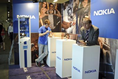 Podczas koneferencji swoje najnowsze smartfony prezentowała Nokia (fot. Marcin Obara )