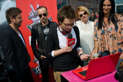 TVP2 zaprezentowało swój nowy show muzyczny Voice of Poland (fot. Piotr Król) 